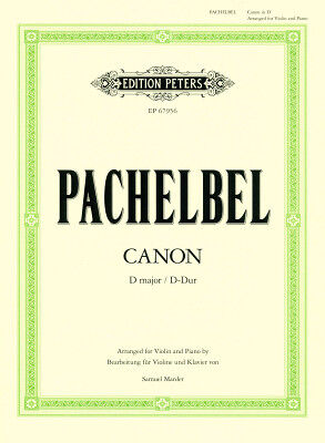 Edition Peters Pachelbel Kanon D-Dur Violin