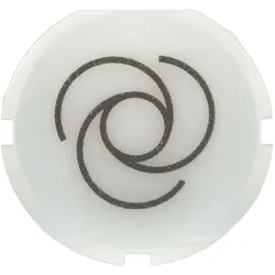 ABB KTC1-9020 Symbolkappe weiss: AUTO-ABLAUF f.flache Taste f.beleuchtb.Drucktaster 1SFA616901R9020 KTC19020