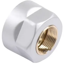 Terma Adapter auf Kupfer CYLINDER GW 3/4"-Ø15 , TGAST014, Silber TGAST014