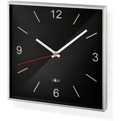 Sillar Wanduhr 26 x 26cm schwarz batteriebetrieben