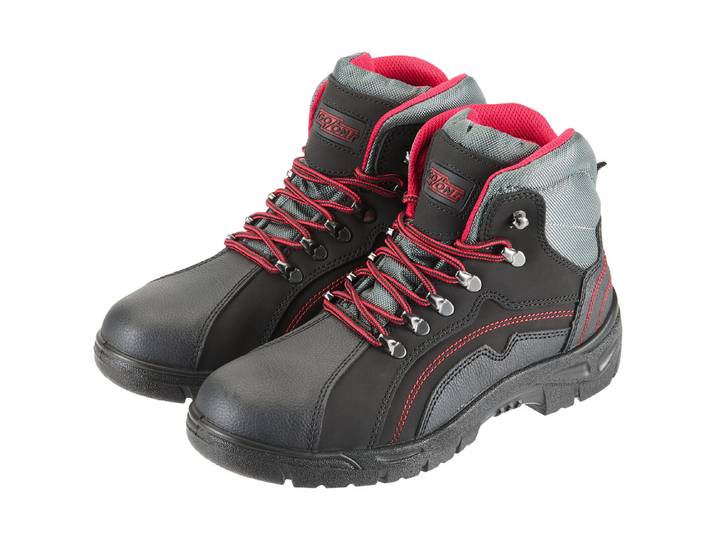 Go On Arbeitsschuhe High S1 Schwarz-Rot 40