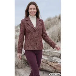 Woll-Jacke in Melange beere in Größe 50 von DW-Shop, Beere, 50