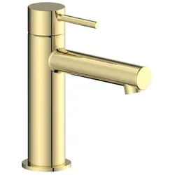 Herzbach SIRO PVD GOLD WT-Einlochbatterie M-Size ohne Ablauf Gold, 30.120320.1.03 30.120320.1.03