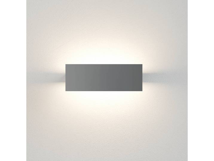 Rotaliana Designer Wandlampe Ipe W1, dimmbar, alu / grau / zink, für Wohn- / Esszimmer, Aluminium, Design, Wandleuchte, Wandlampe Innen