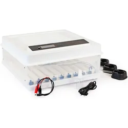 Wiltec Fudajo Vollautomatischer Flächenbrüter Brutmaschine 64 Eier Inkubator Hühner, Terrarium