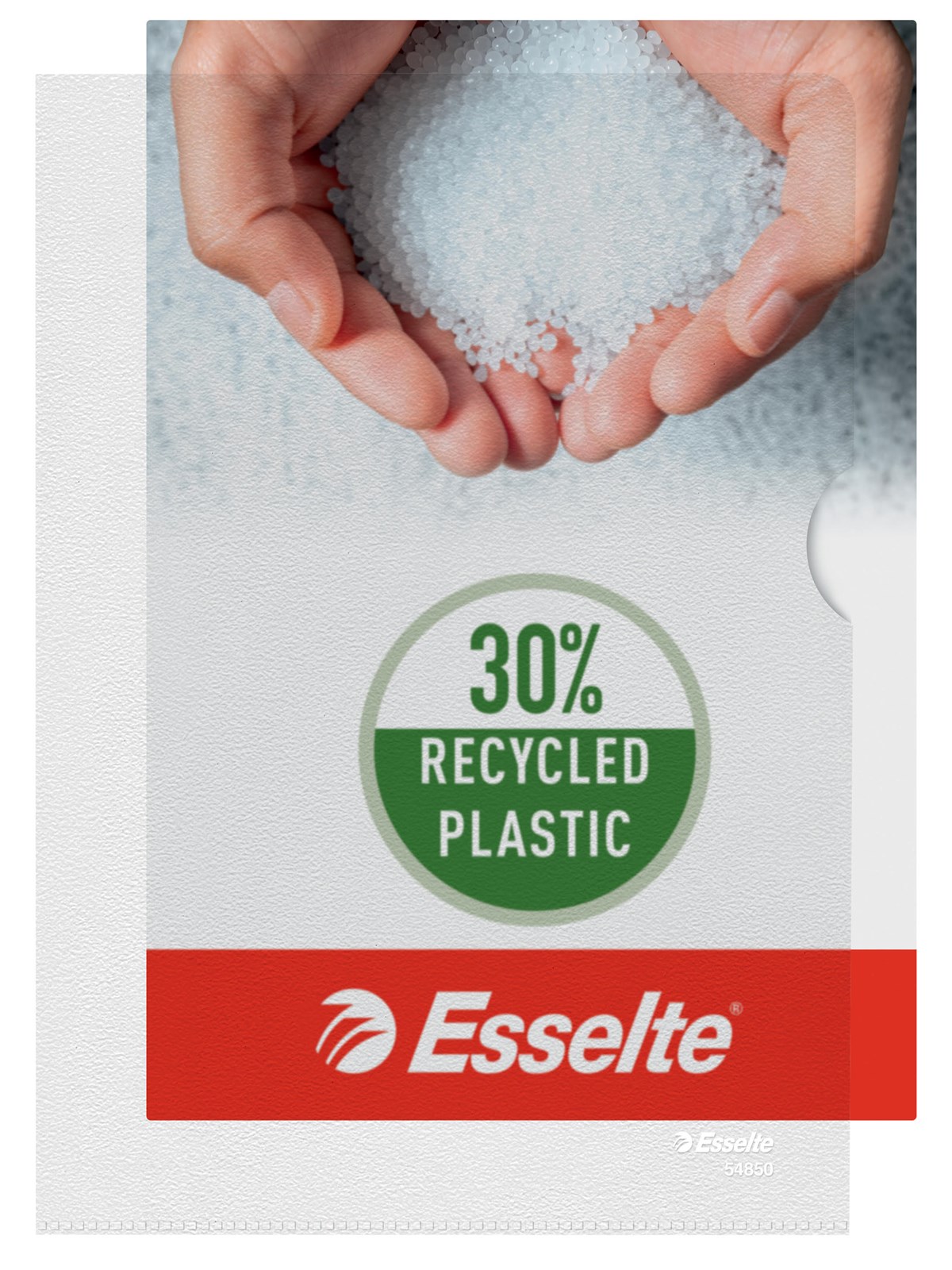Esselte Qualitäts-Sichthülle A5, 30% Pre-Consumer-Recycling-Kunststoff