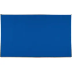 Textiltafel ekoTAB mit Alurahmen, 2000 x 1200 mm, blau