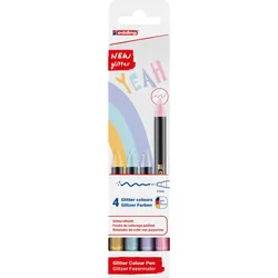 edding 1200 glitzer pastell Filzstifte Mehrfarbig 3.0 mm