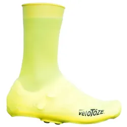 VELOTOZE Überschuhe lang ROAD Silicone Snap | neongelb