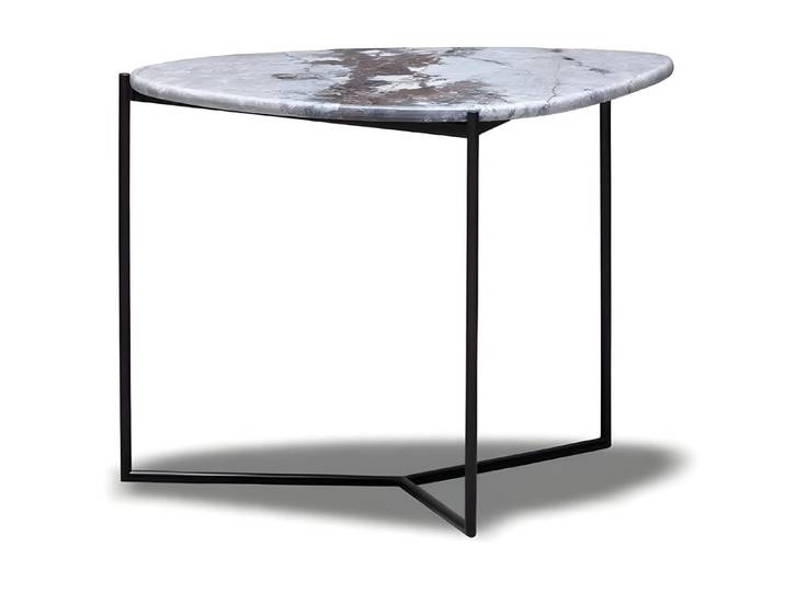 JVmoebel Couchtisch Moderner grauer Tisch aus Metall mit eleganter Oberfläche (Packung), Made in Europe