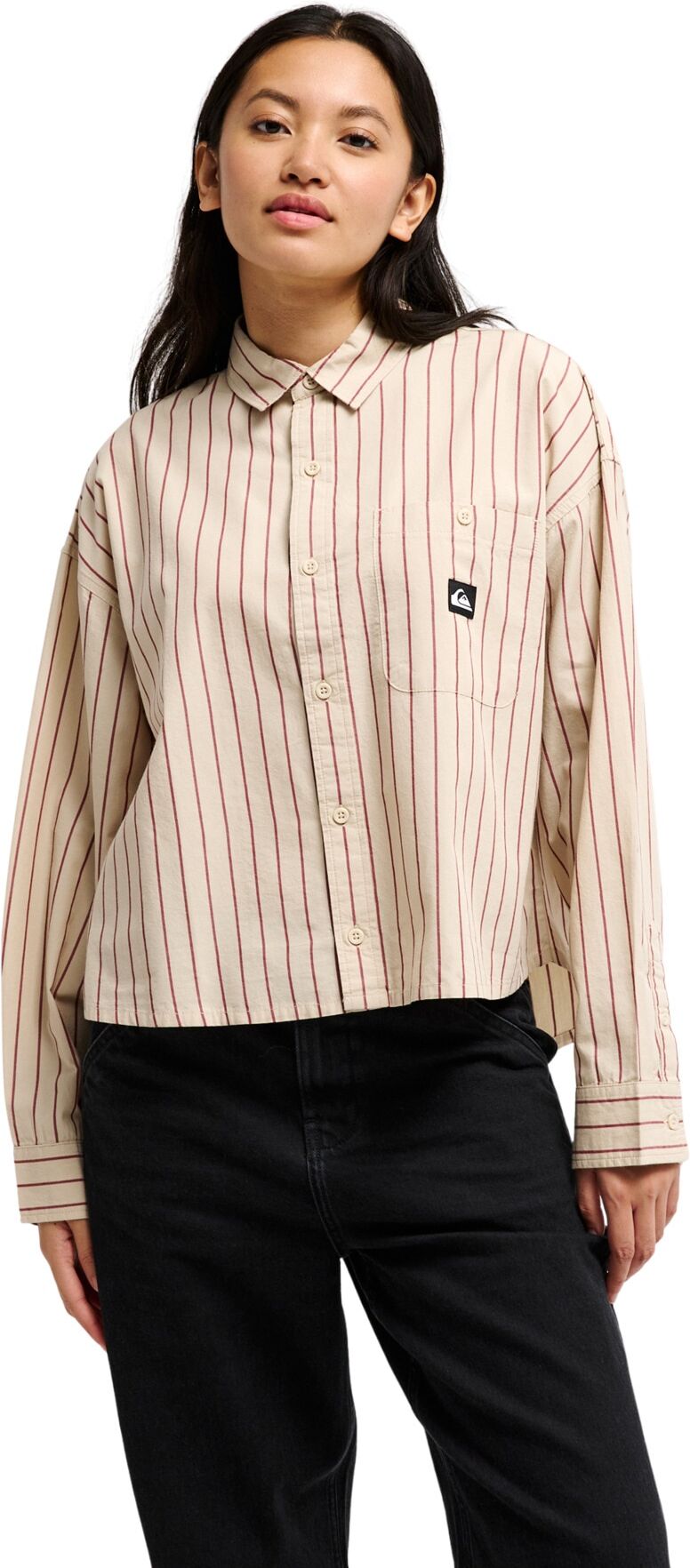 Quiksilver Camisa de mujer Acapulco .  (M) Marrón