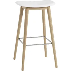 Fiber Barhocker 75 cm weiß