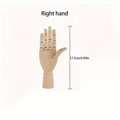 Wooden Artist Mannequin Figure right Hand