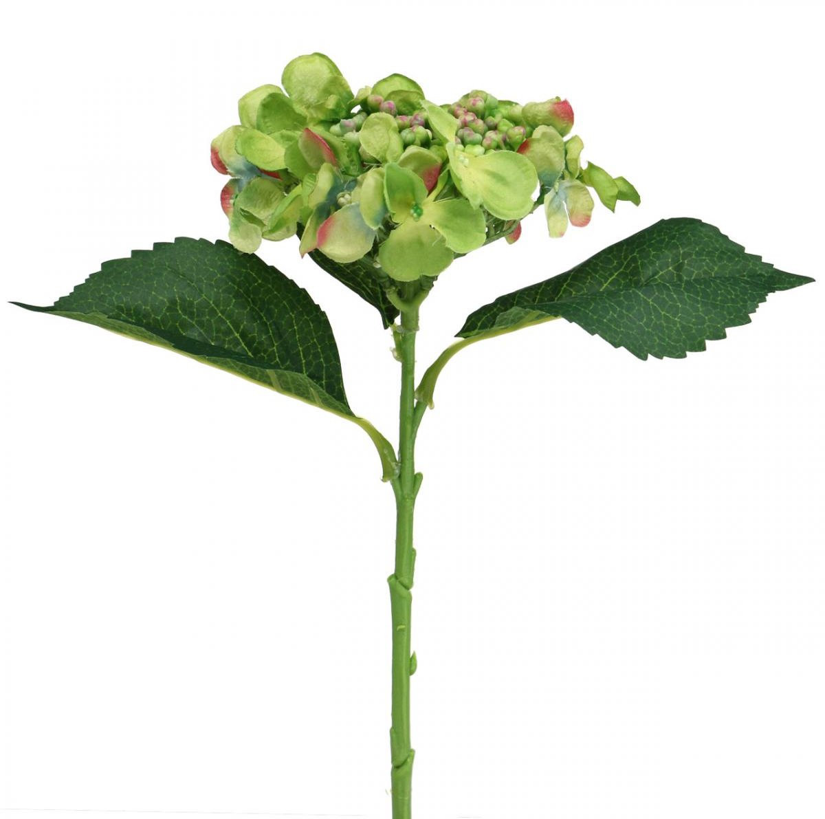 Viana Kunsthortensia Groene Zijden Bloemdecoratie L44cm