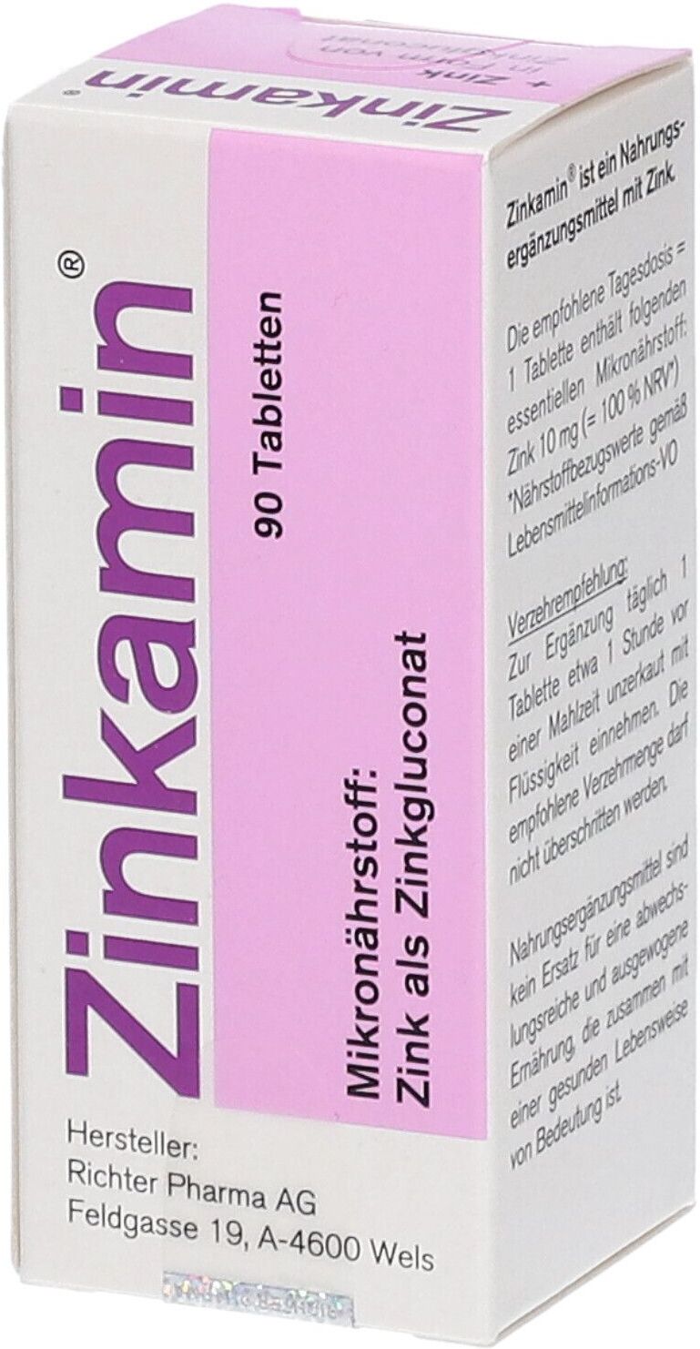 Zinkamin® Zinkamin Tabl. 90 St Tabletten