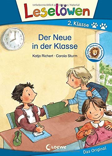 Katja Richert - Leselöwen 2. Klasse - Der Neue in der Klasse: Erstlesebuch für Kinder ab 7 Jahre - Preis vom 06.10.2026 07:26:00 h