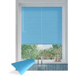 Alujalousie nach Maß, Blau 517, 100 x 100 cm, Jalousie individuell maßangefertigt