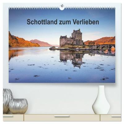 Schottland zum Verlieben (hochwertiger Premium Wandkalender 2027 DIN A2 quer), Kunstdruck in Hochglanz