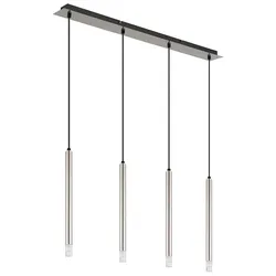 Pendellampe Hängeleuchte Esstischleuchte Wohnzimmerlampe 4 flammig H 120 cm