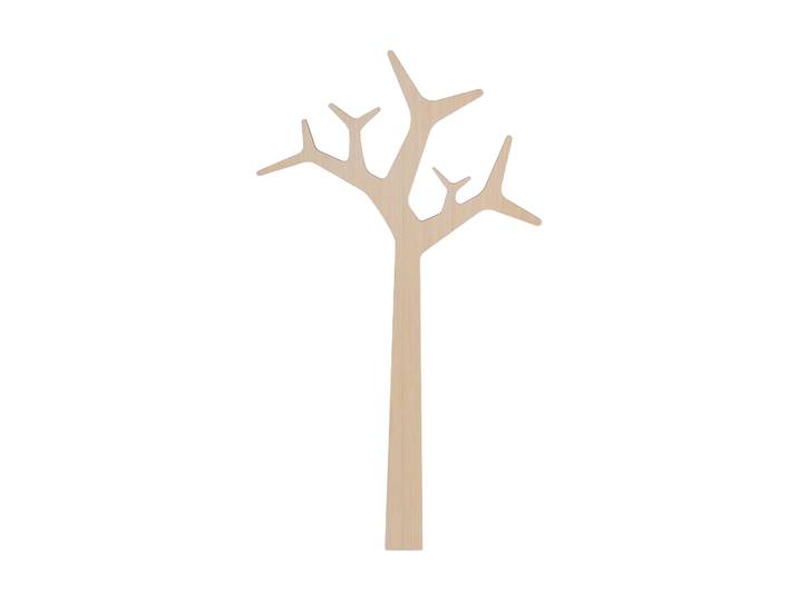 Swedese Patère murale Tree Wall Special Edition 134 cm Pin blanchi