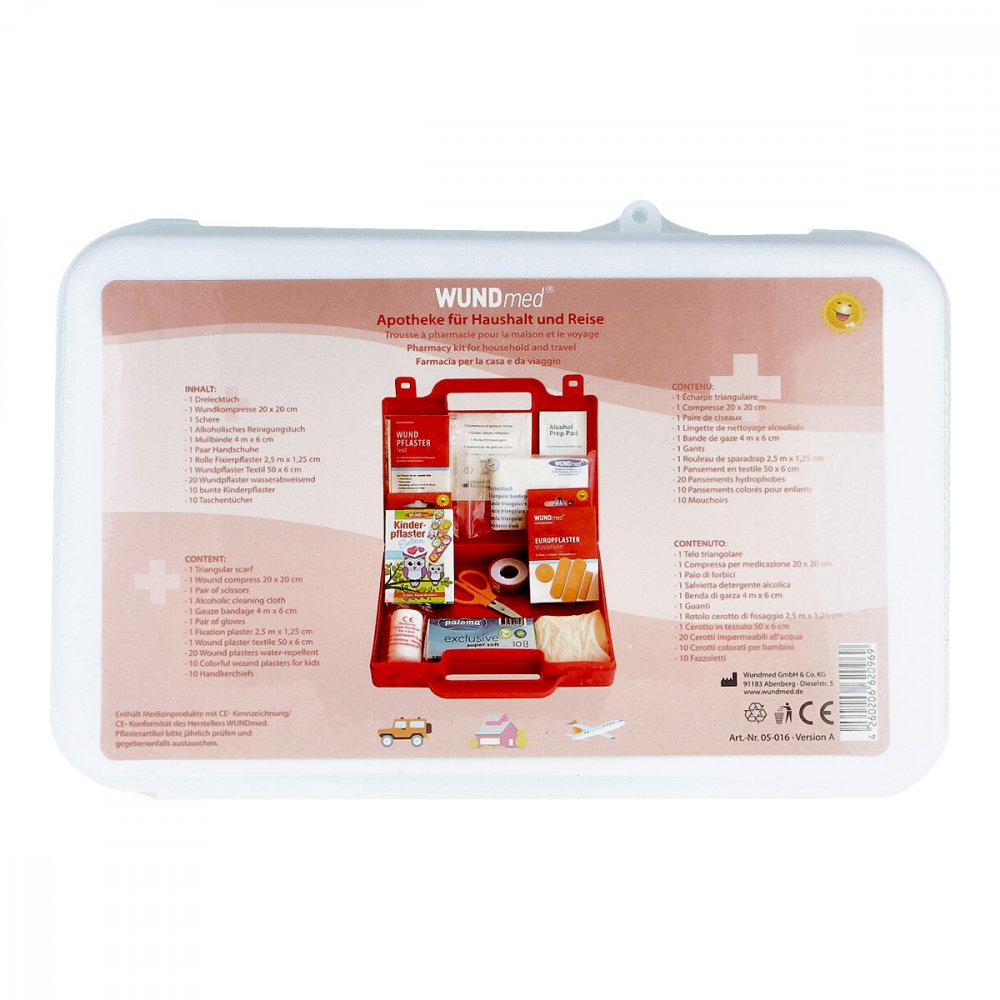 Axisis GmbH Apotheke für Haushalt+Reise Verbandskasten 09735080