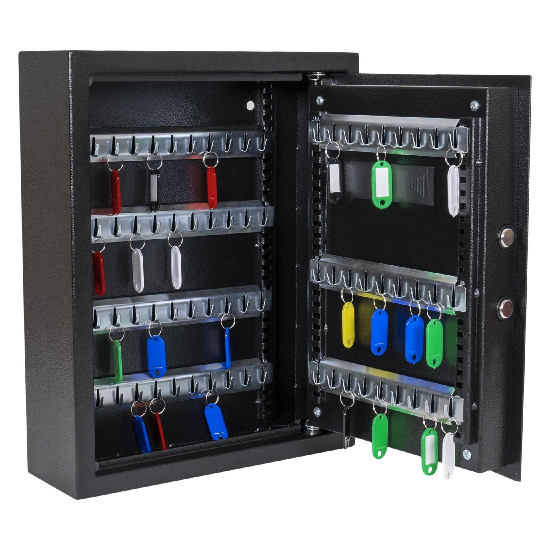 Stier Schlüsseltresor mit Elektronikschloss für 71 Schlüssel 450x360x120mm (74679698)