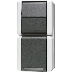 JUNG Schalter-Steckdosen-Kombi. 16A 250V 876 W
