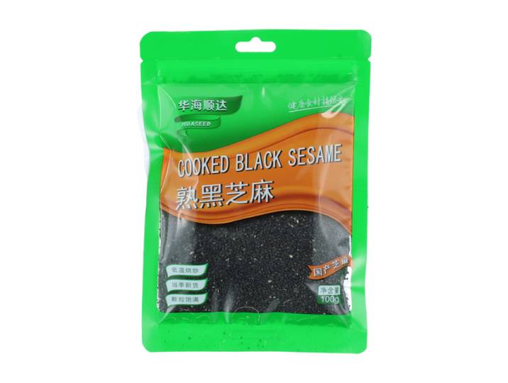 HUASEED Sésame noir grillé - 100 g