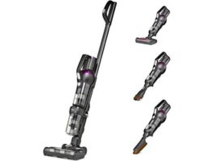 Aspirateur Balai AIRB600 Sans Fil Fonction de Lavage Lampe UV-C stérilisante Puissante 600W Animal Kit Autonomie 1h20 Silencie