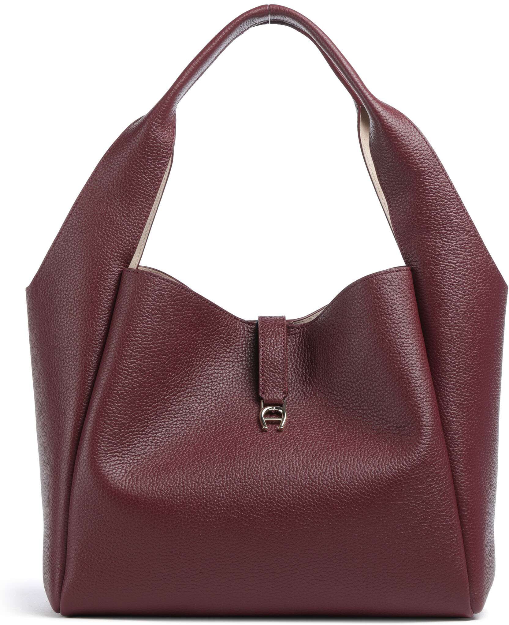 Aigner Zaira M Beuteltasche aus Leder, lila