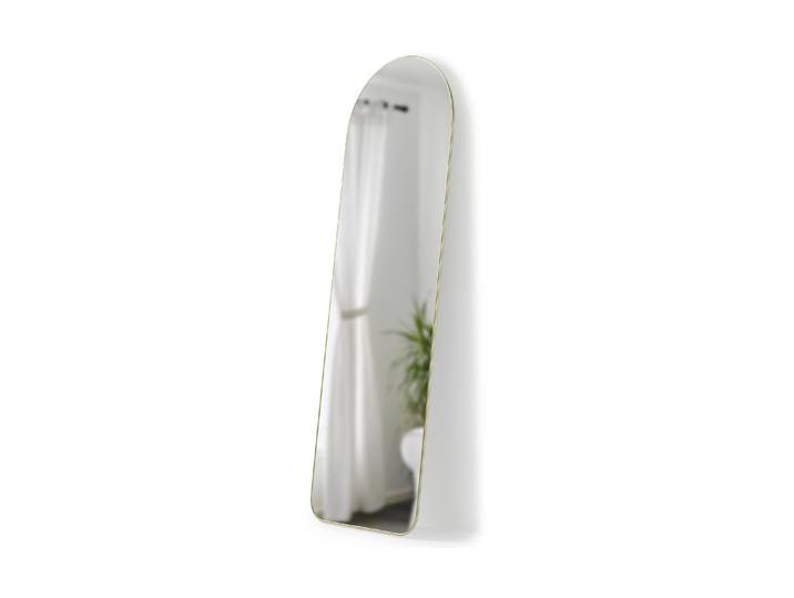 Spiegel UMBRA Hubba 158 x 51 cm , braun, B:51cm H:158cm T:4cm, Glas, Metall, Spiegel, Spiegel