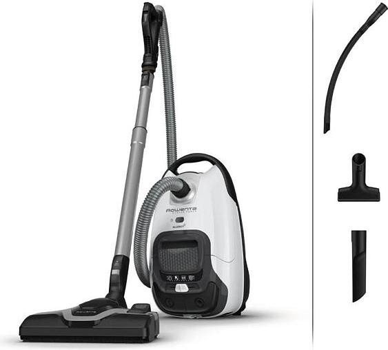 Rowenta Silence Force RO7457 Stofzuiger, 400 W, Wit/Grijs, 4,5 liter, met EPA-filter