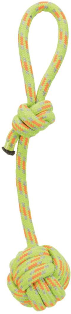 TRIXIE Knoten-Ball am Seil, Ø 7 / 37 cm