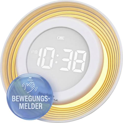 Techno Line WT479 Quarz Tischuhr Weiß
