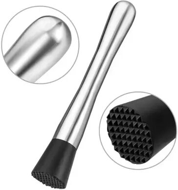 Universal Stock Premium Cocktail Muddler & Bar Mixing Spoon Stainless Steel Bar Tool Set For Mojitos And Craft Cocktails a