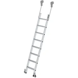 PROREGAL Stufen-Regalleiter fahrbar 8 Stufen