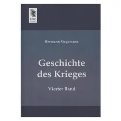 Geschichte des Krieges, Fachbücher von Hermann Stegemann