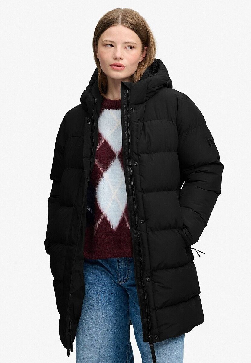 SUPERDRY Doudoune Mi-longue à Capuche Sports