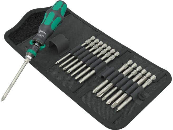 Tournevis Wera Kraftform Kompakt 838 RA-R M kit 1, 15 pièces (05051061001)