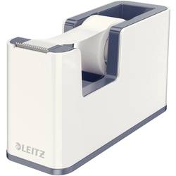 Leitz Klebeband-Abroller WOW Duo Colour Weiß, Grau Rollenbreite (max.): 19 mm Rollenlänge (max.) 33 m 5364-10-01