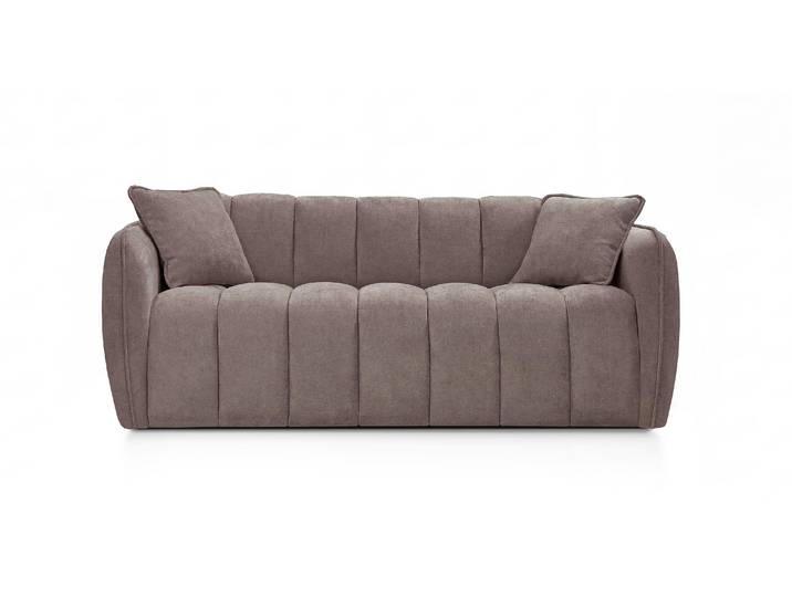 FIGARI Canapé convertible 3 places - Velours, Taupe