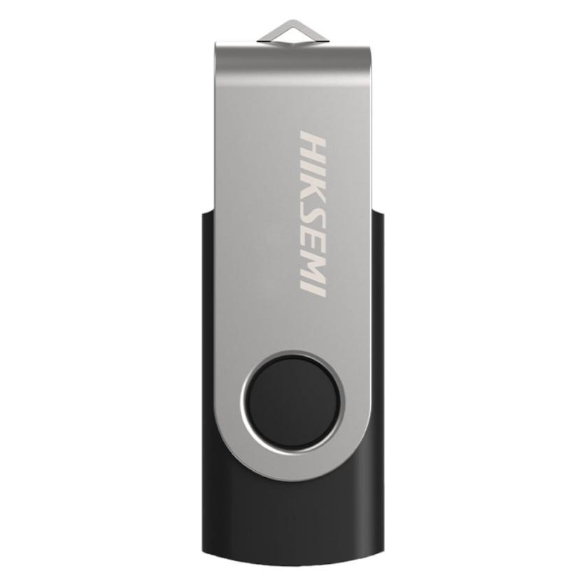 Hiksemi Hikvision Pendrive - 32GB USB3.0, ROTARY M200S, Ezüst-Fekete (32 GB, USB-A) (PENHIKHSUSBM200S32GU3)