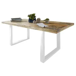 G+K Esstisch Ruston 200 x 100 cm Holz Braun