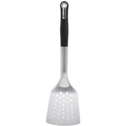 Masterpro - Foodies Schlitzspatel 33,6 x 9,5 x 4,6 cm aus Edelstahl + PBT