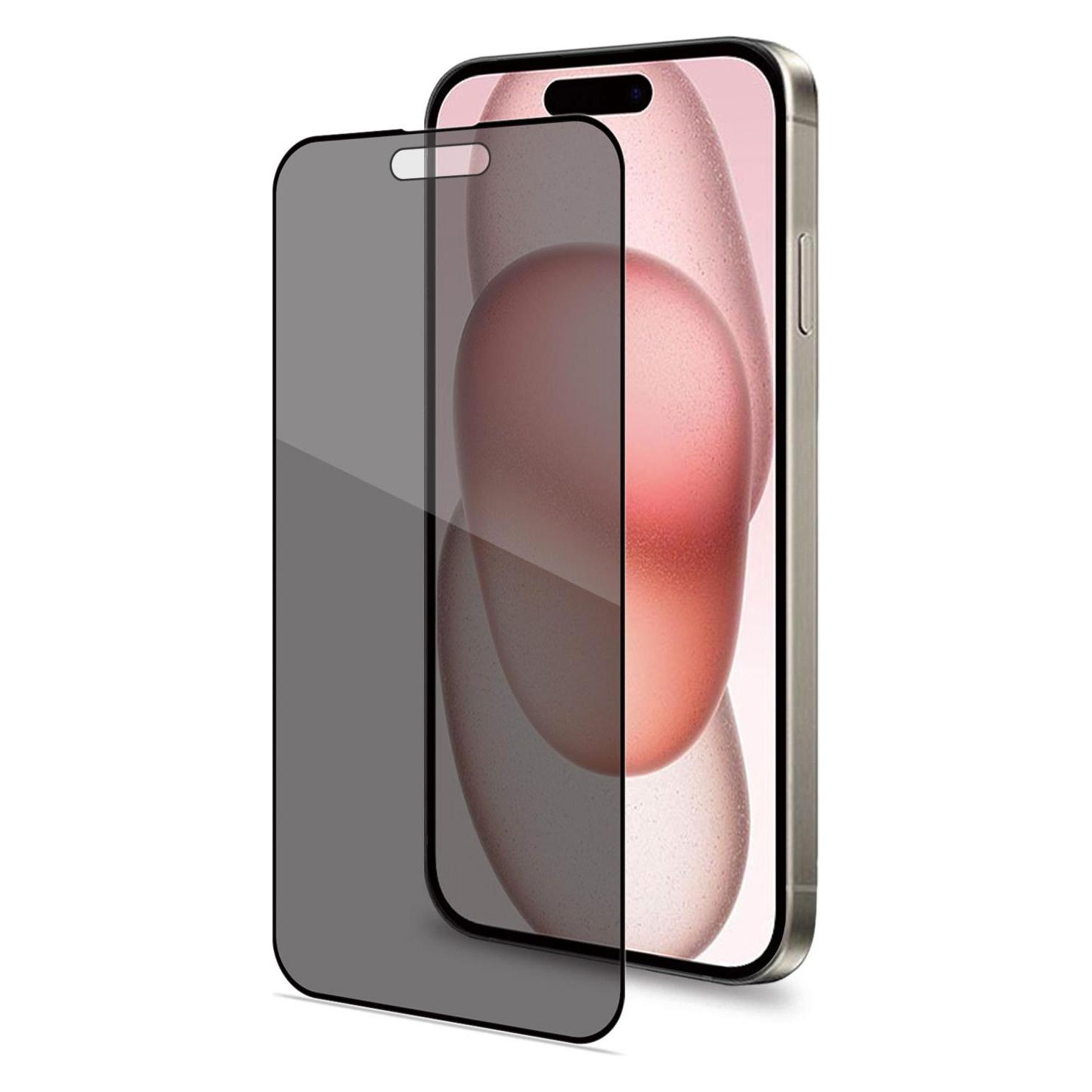 Celly Privacy Full Iphone 15 Bk (Apple iPhone 15) (CROMO1054BK)
