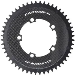 CARBON-TI Kettenblatt X-SingleCarbon Road Carbon | 5-Arm LK 110 | 52 Z