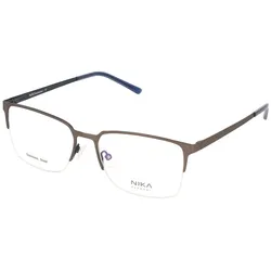 Brille Basic Men B2570 in Grau Dunkelblau matt