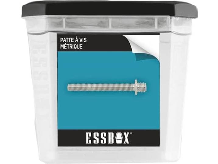 Patte à vis métaux ESSBOX SCELL-IT avec collerette - Boite de 100 - EX-9330116045