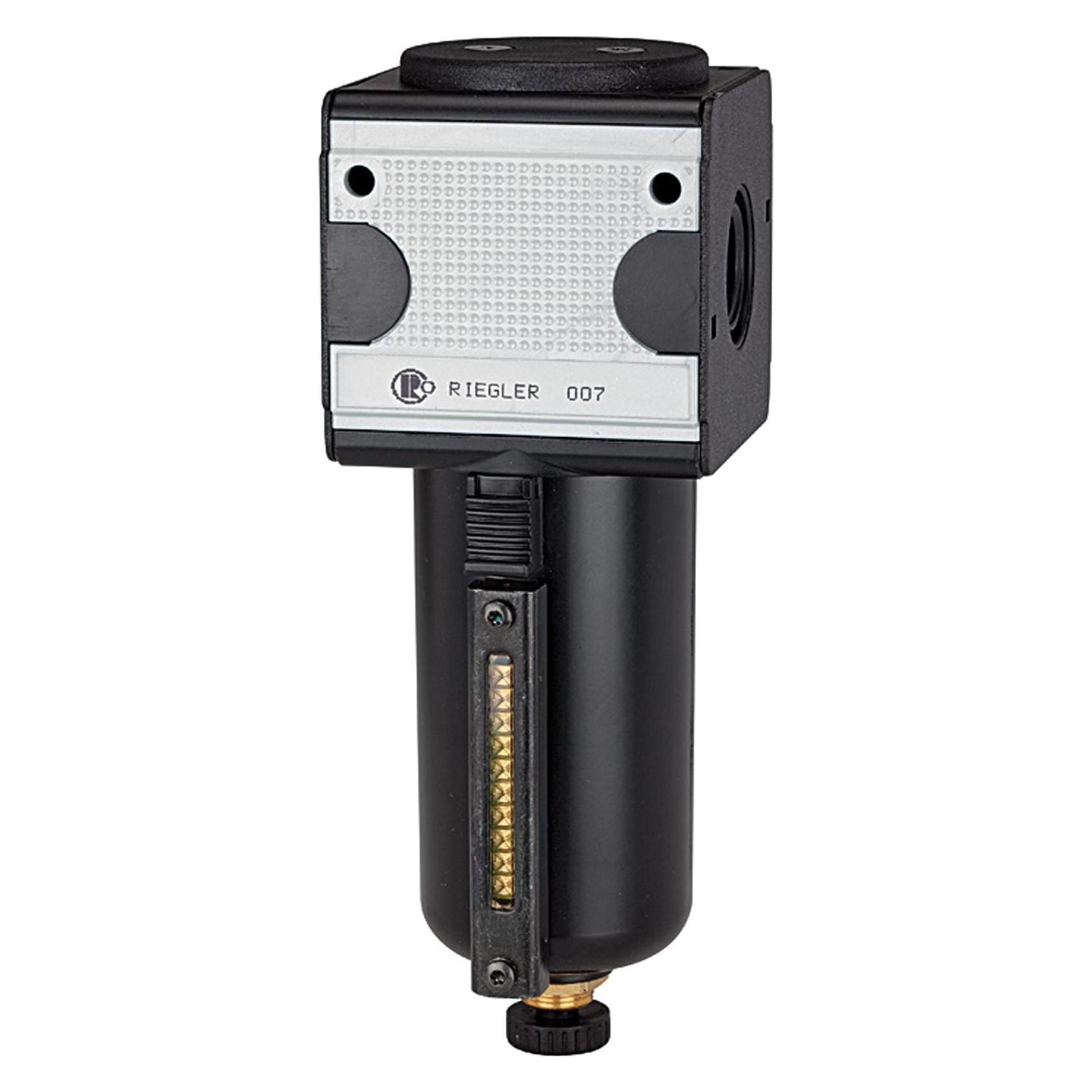 Riegler Mikrofilter "multifix", mit Metallbehälter, 0,01 µm, BG 3, G 1/2 (FM 33 M)