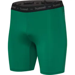 HUMMEL HML FIRST PERFORMANCE TIGHT SHORTS evergreen S